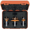 Cmt Orange Tools 3-PIECE OGEE JUNIOR RAISED PANEL SET 800.522.11